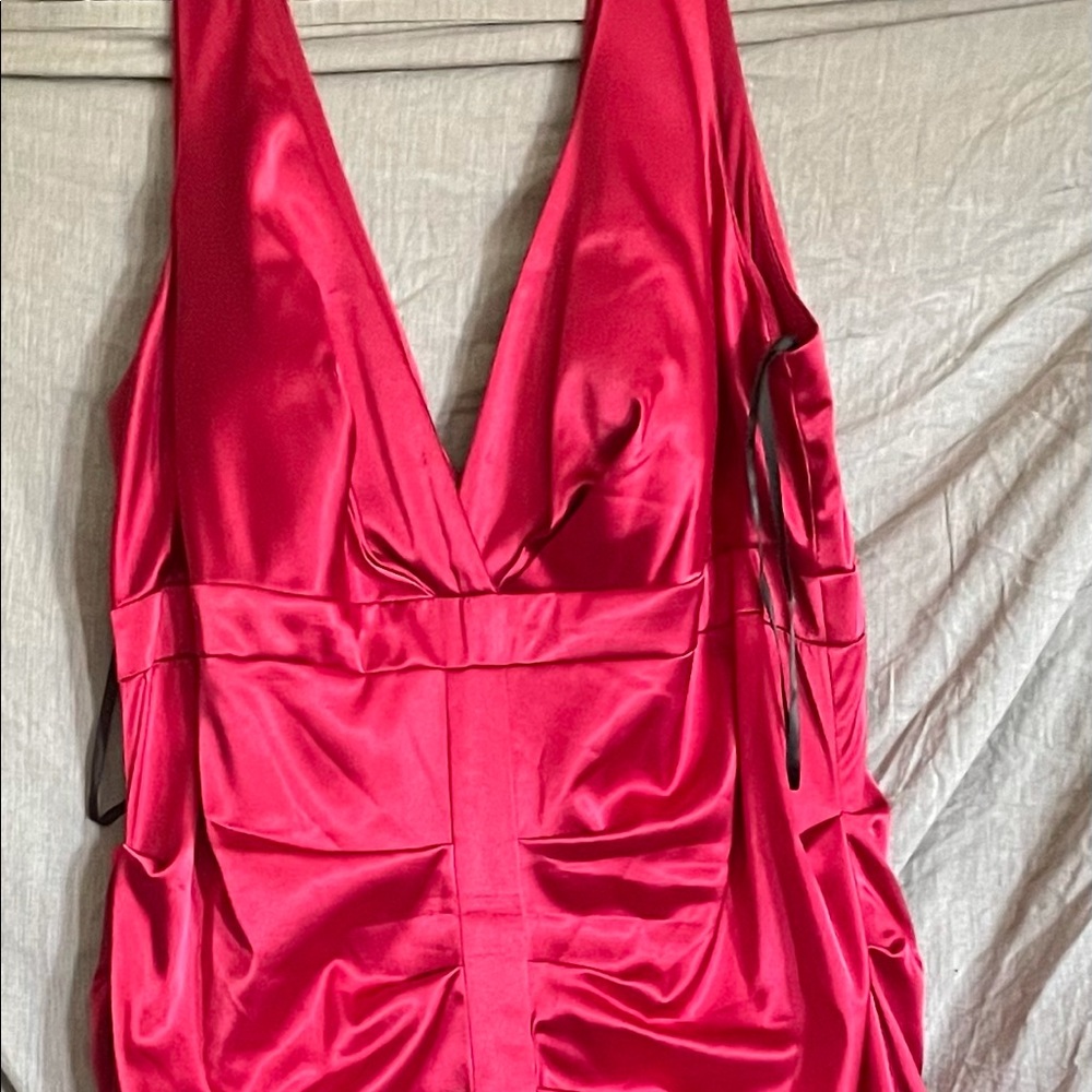 Plus Size Red Prom dress